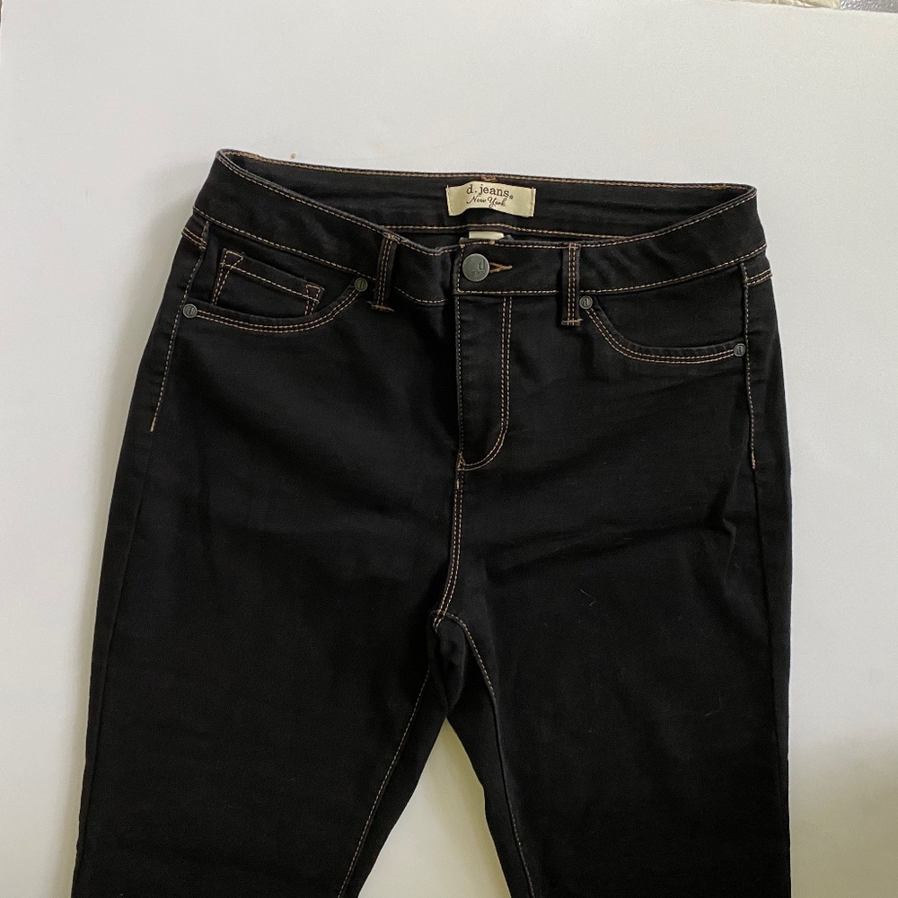 D. Jeans Women's Dark Wash Skinny Stretchy size 12 NICE! - Picture 7 of 8